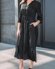 Natasha Sleeve Tiered Maxi Dress