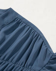 Briana Ruched Short Sleeve Shirt