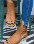 Ashley Buckle Strap Platform Sandals
