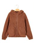 Bethany Up Hooded Sherpa Jacket
