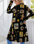Baha Ranch Vintage Cowgirl Collage Western Lightweight Cardigan