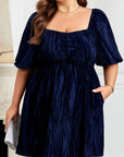 Kataleya Short Puff Sleeve PLUS Dress