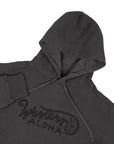 Embroidered Rope Logo Hoodie Charcoal