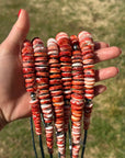 23” Red Spiny Graduated Necklace