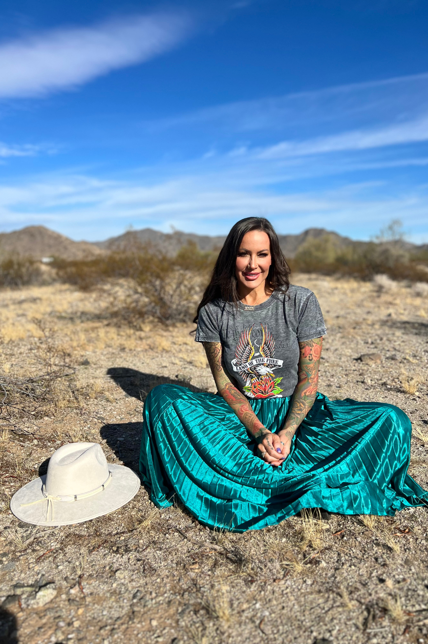 Emerald Maxi Skirt