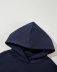 Solid Reverse Seams Hoodie and Joggers Set