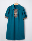 Keily Zip Collared Mini PLUS Dress