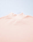 Blessed Embroidered Mock Sweatshirt