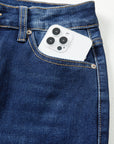 Samantha Western Stitch Patched Pocket Bootcut Jeans