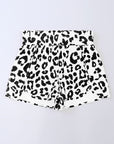 Leopard High Waist Athletic Shorts