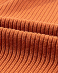 Solid Ribbed Knit Patch Pocket Short Sleeve Sweater