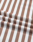 Stripe Short Bubble Sleeve T-Shirt