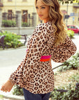 Blatara Balloon Sleeve Babydoll Blouse