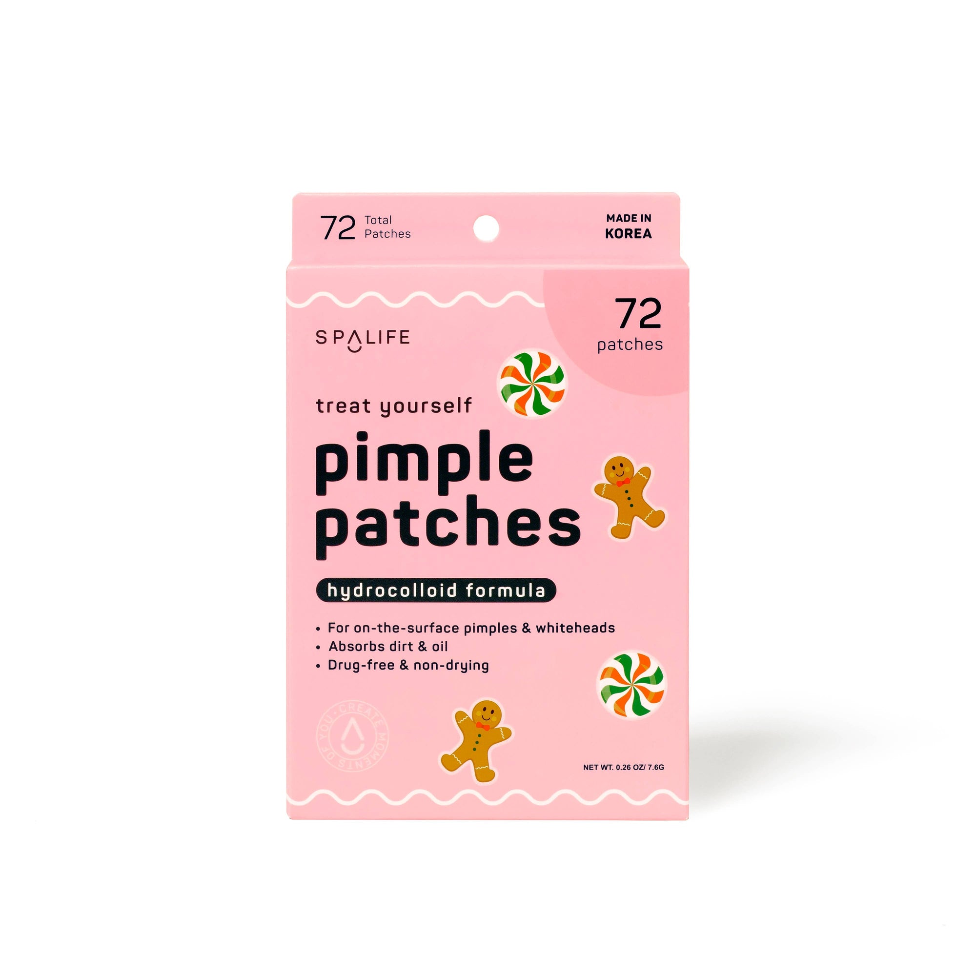 Christmas Holiday Gingerbread &amp; Candies Pimple Patches 72 ct