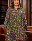 Lorelai Collared Loose Mini PLUS Dress
