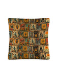 Colores de Mexico Dia de los Muertes Pillow Case Made in America
