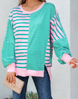 Rosalie Side Slit Baggy Sweatshirt