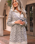 Laurel Patchwork Shift Mini Dress