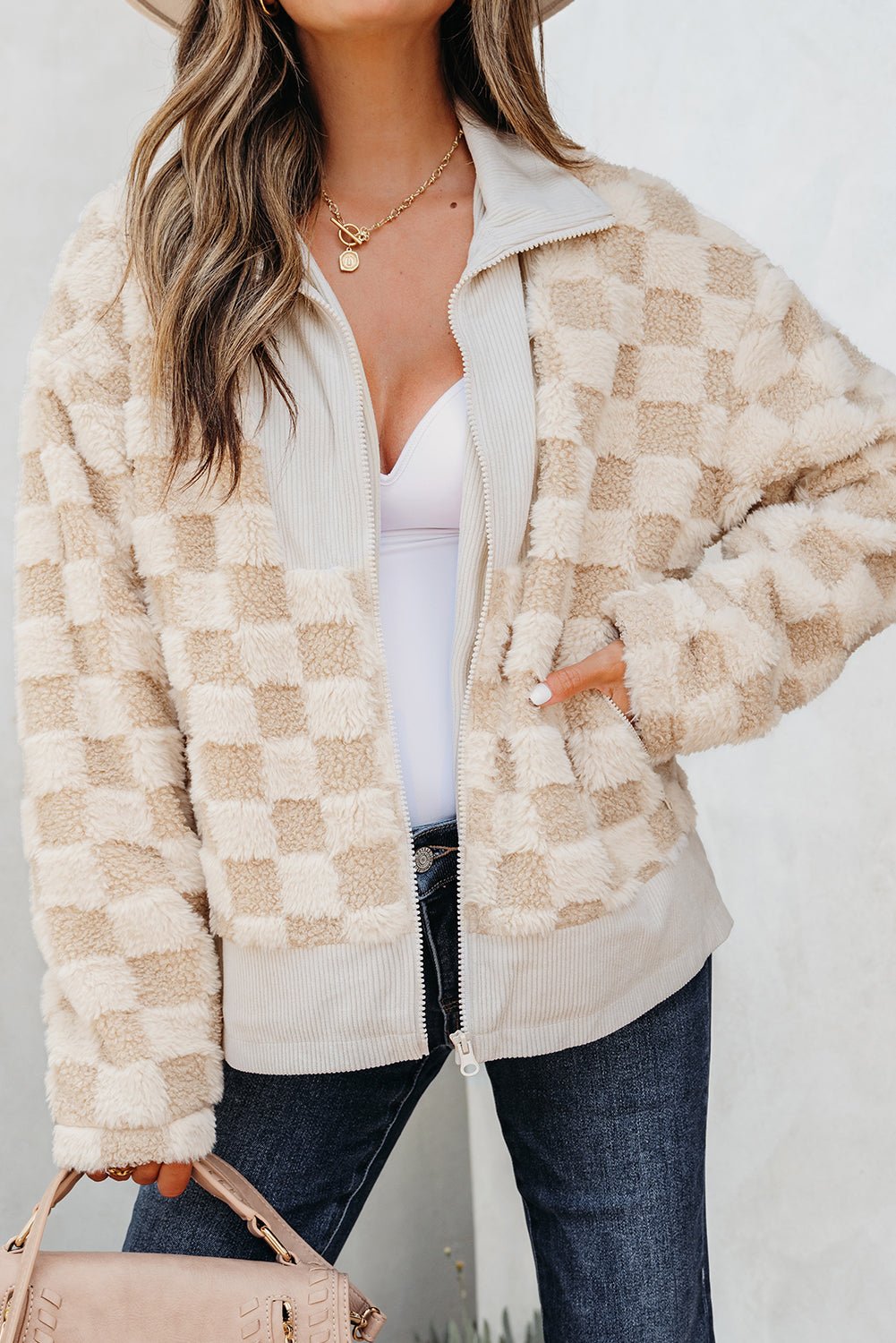 Emily Zip Up Collared Jacket