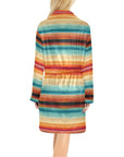 Baha Ranch Southwestern Serape Women's Bath Robe