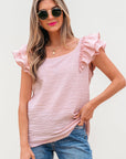 Katelyn Textured Bow Knot Blouse