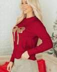 Melanie Graphic Christmas Holiday Sweater