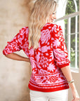 Remy 3 4 Sleeve Blouse