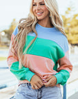 Samantha Patchwork Sweatshirt