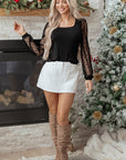 Paulina Ribbed Square Slim Top