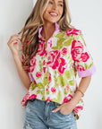 Rebekah Collar Short Sleeve Shirt