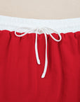 Varsity Stripe Pullover and Mini Skirt Set