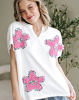 Fallon Floral Dolman Sleeve Top
