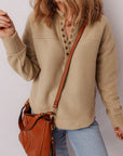 Elina French Grommet Detail Sweatshirt