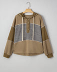 Myrabella Exposed Seam Half Pullover