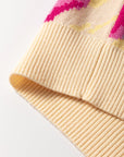Aria Colorblock Balloon Sleeve Sweater
