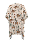 Baha Ranch Rodeo Cowboy Western Duster Kimono Coverup