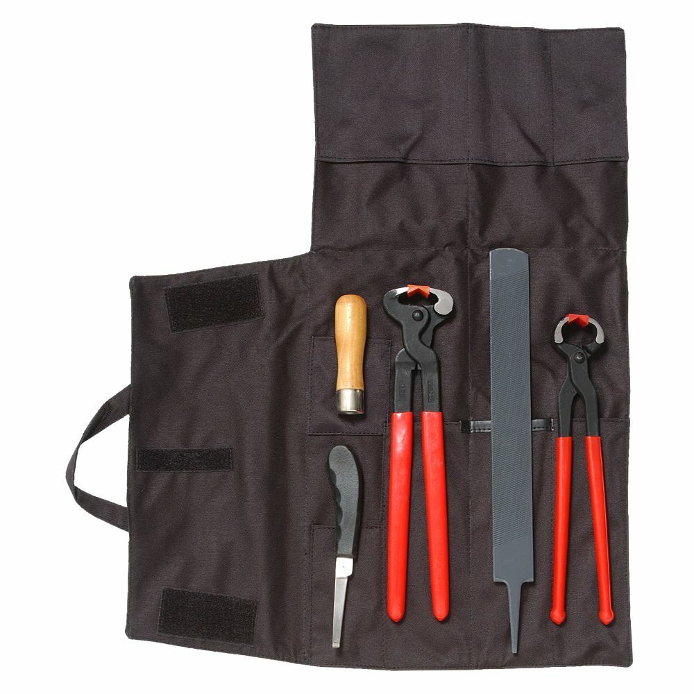 5 Piece Farrier Tool Kit By Craft - Black