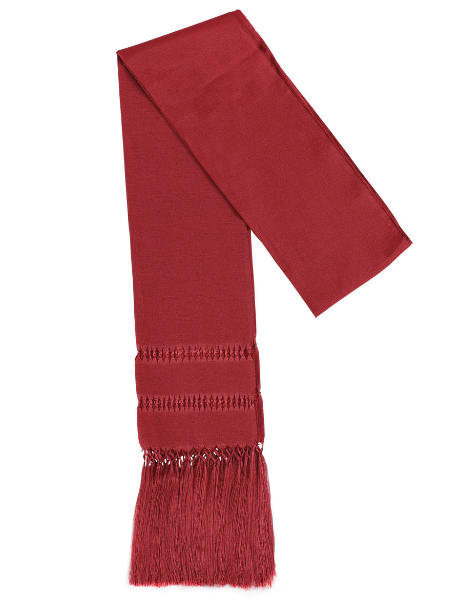 Mexican Shawl 85% Articela, 15% Polyester in Wine