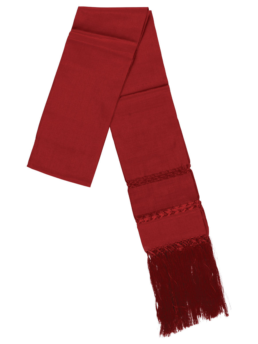Mexican Shawl 85% Articela, 15% Polyester in Red