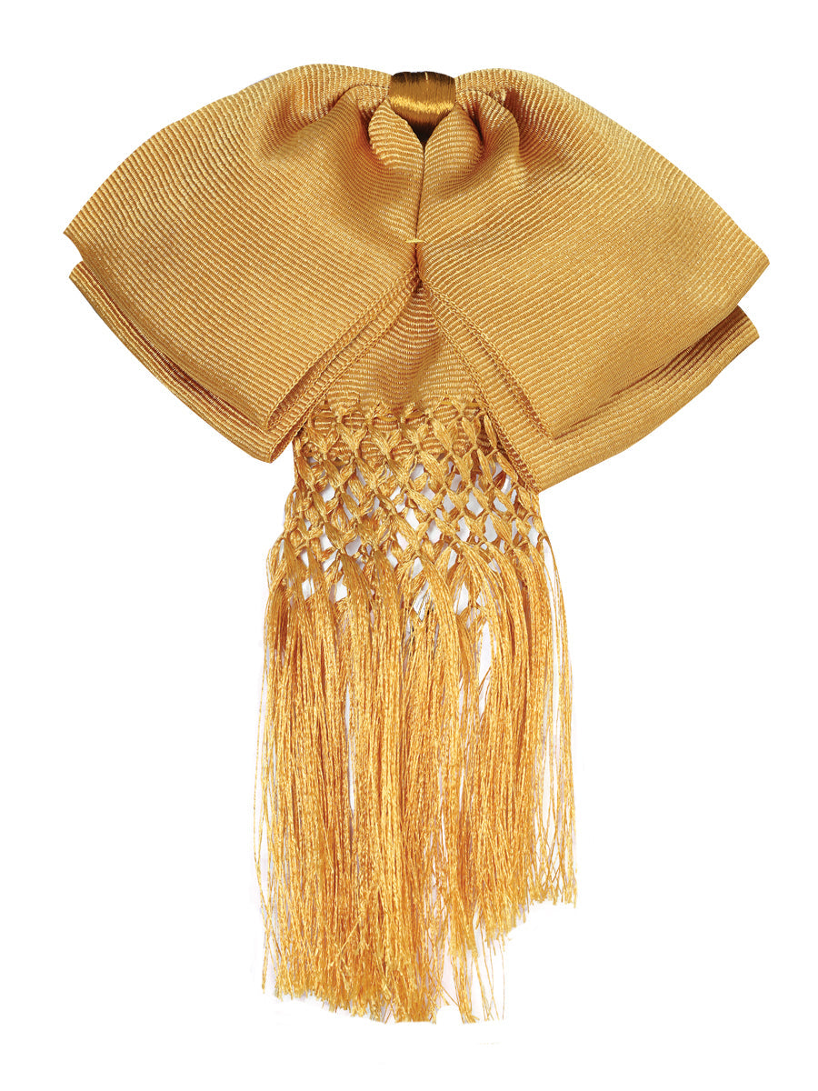 Mexican Charro Bow Tie 85% Articela, 15% Polyester in Gold