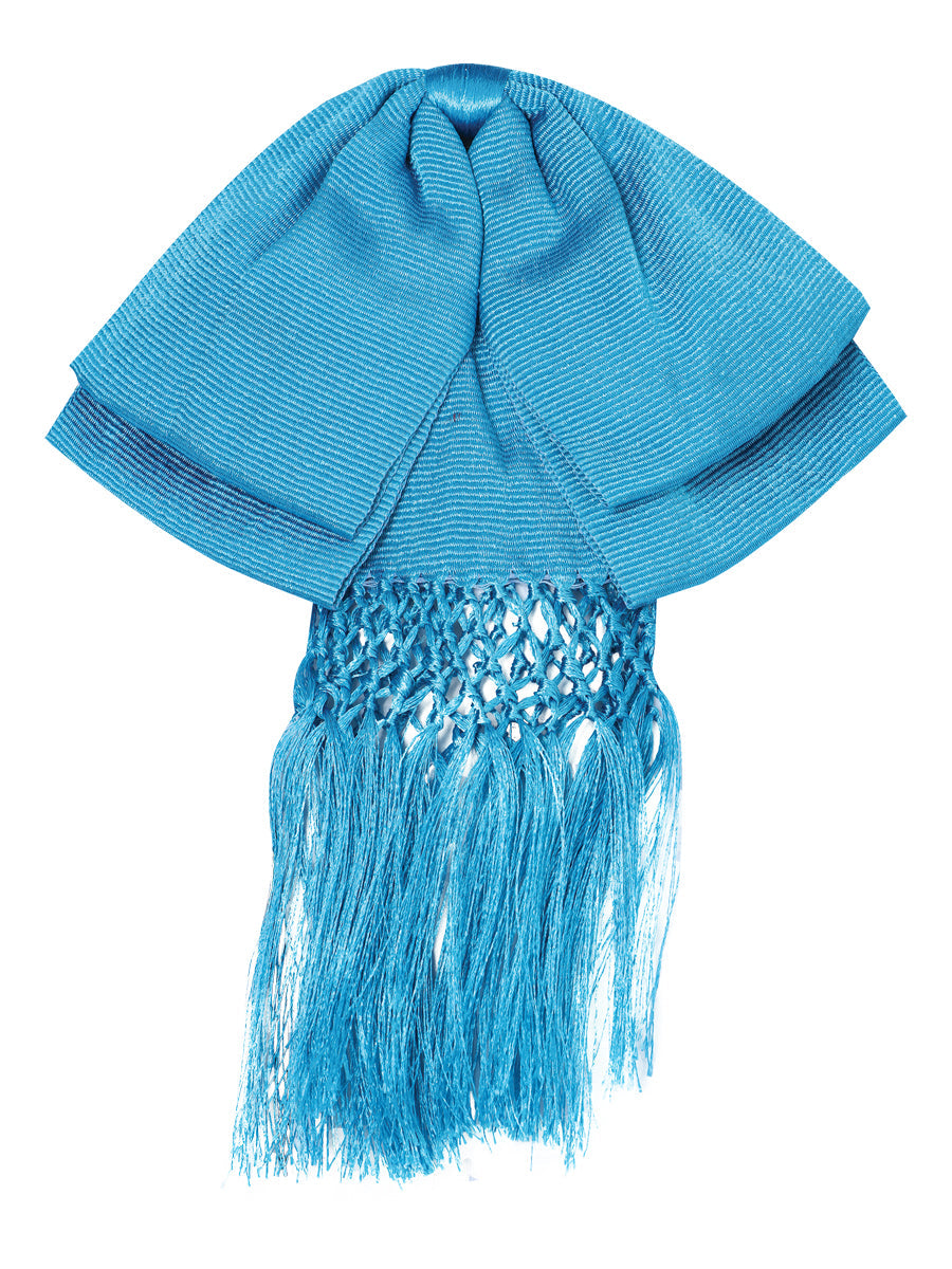 Mexican Charro Bow Tie 85% Articela, 15% Polyester in Blue