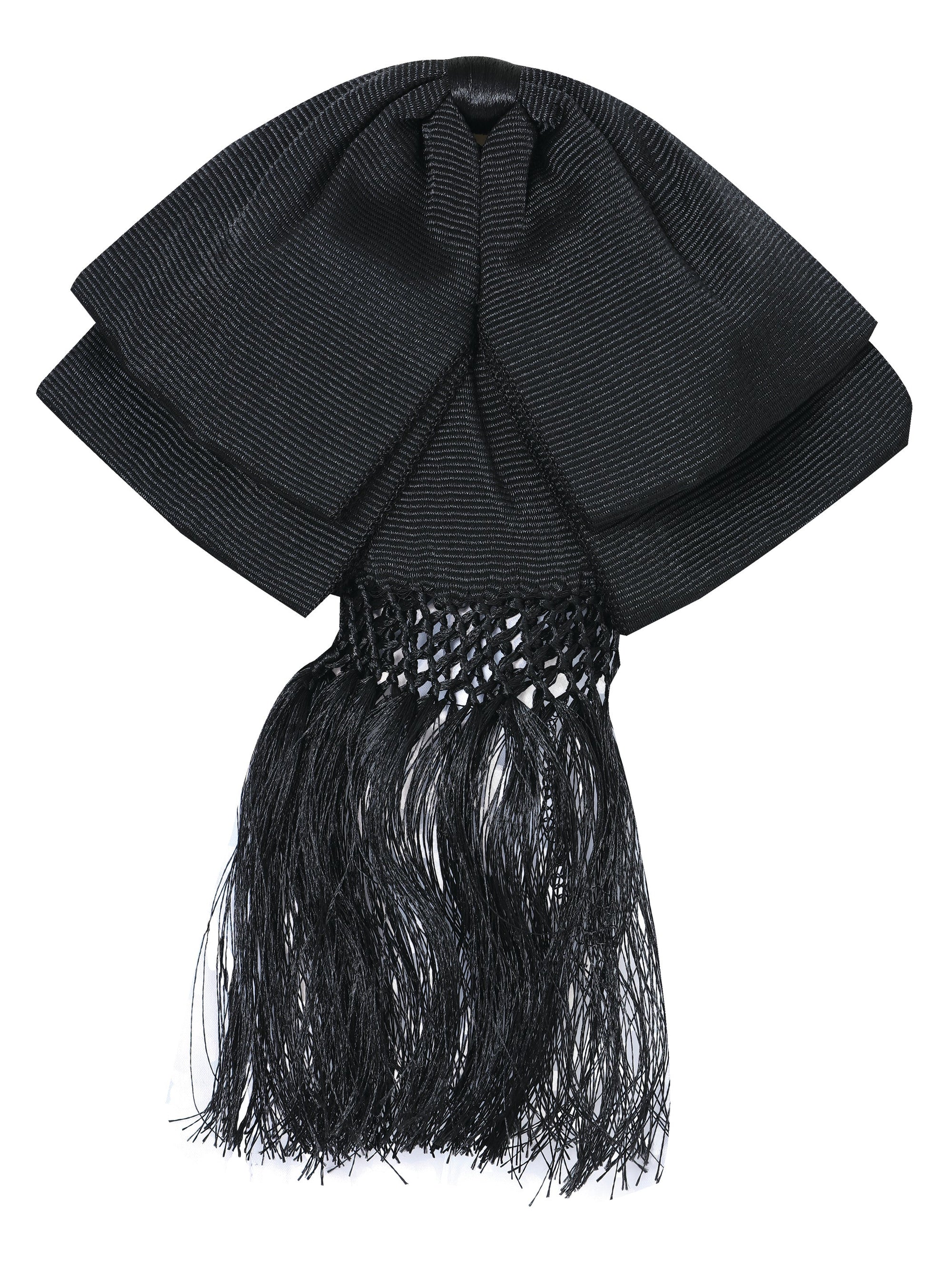 Mexican Charro Bow Tie 85% Articela, 15% Polyester in Black