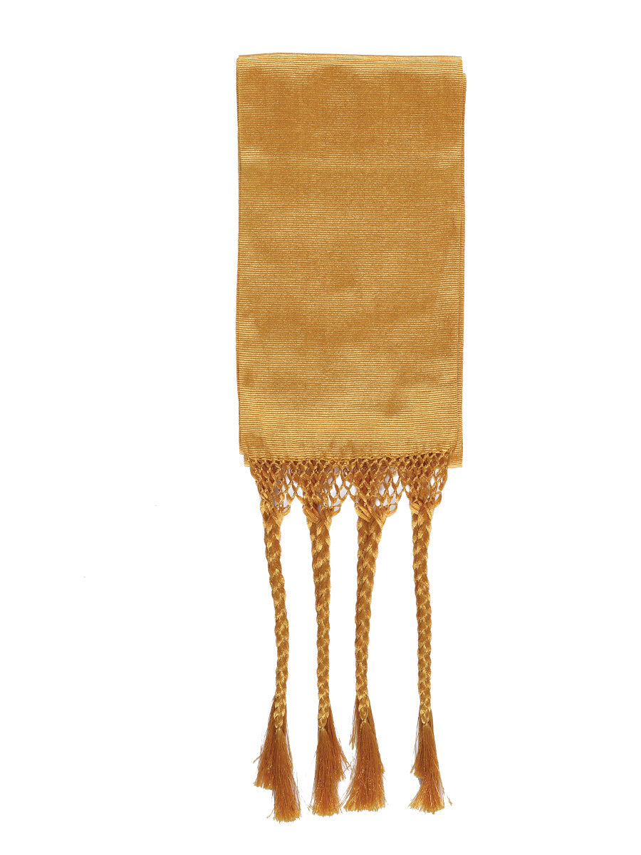 Mexican Charro Sash-Belt — 50% Cotton, 50% Polyester in Gold