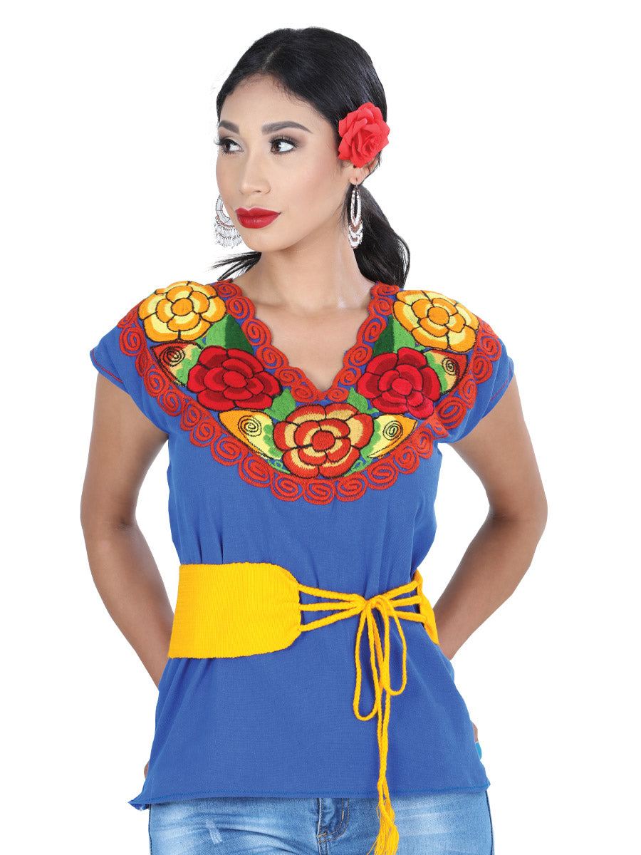 Mexican Artisanal Traditional Belt in Yellow