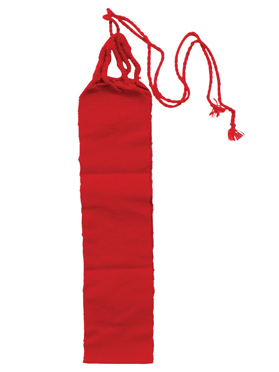Mexican Artisanal Traditional Belt in Red