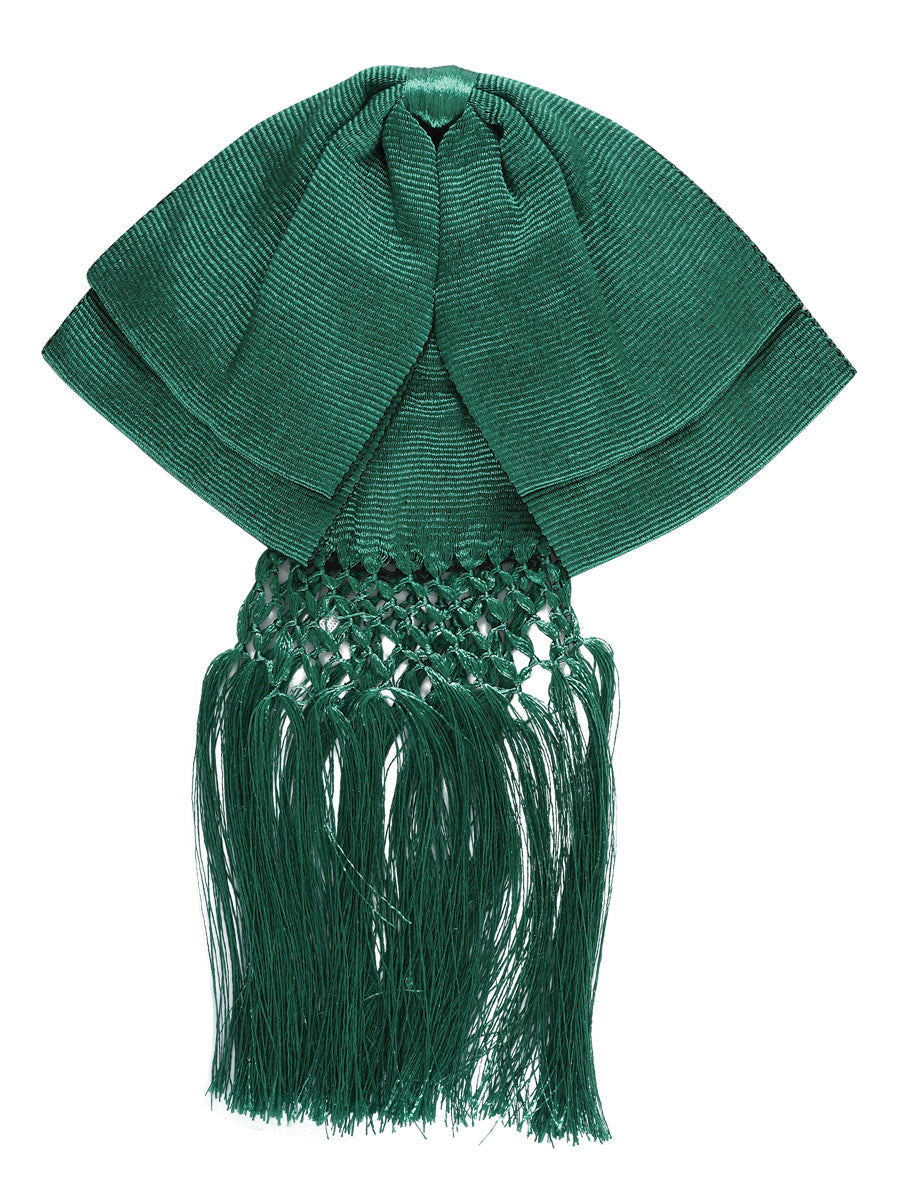 Mexican Charro Bow Tie 85% Articela, 15% Polyester in Green