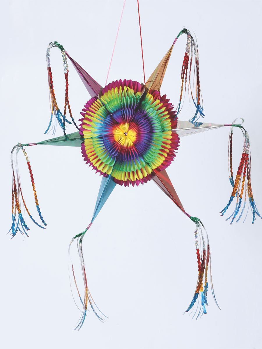 Decorative Papel Picado Piñata 30cm in Multicolor