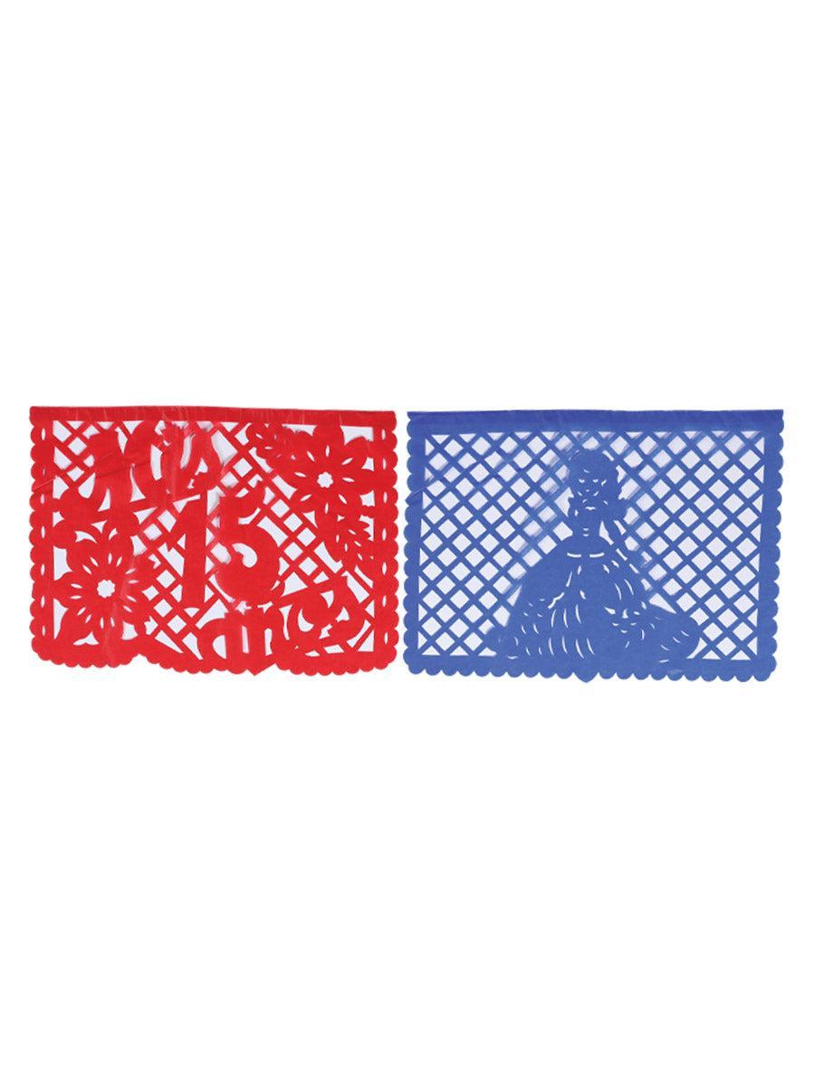 Decorative Papel Picado Mis 15 Años Paper Multicolor