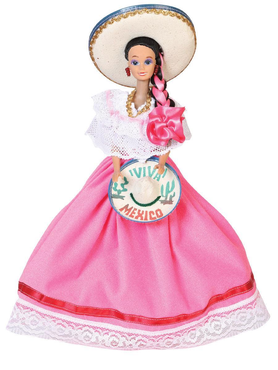 Mexican Decorative Doll Jalisco State Multicolor