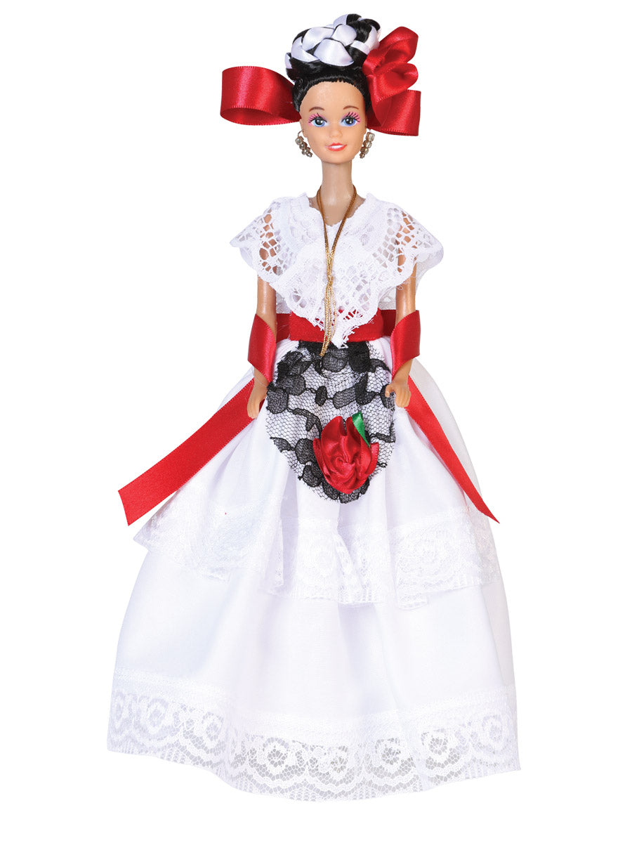 Artisanal Decorative Doll — Mexican State Veracruz in Multicolor